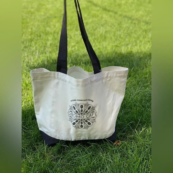 Oromo Cafe logo canvas bag - Picture 2 of 3